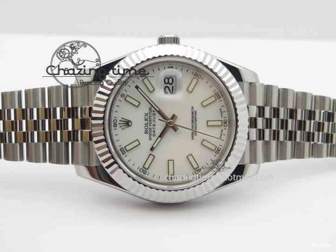 MiroTime 0211 SmartChoice DateJust II 41mm BP Maker Best Edition White Dial On New Version Jubilee Bracelet A 3636